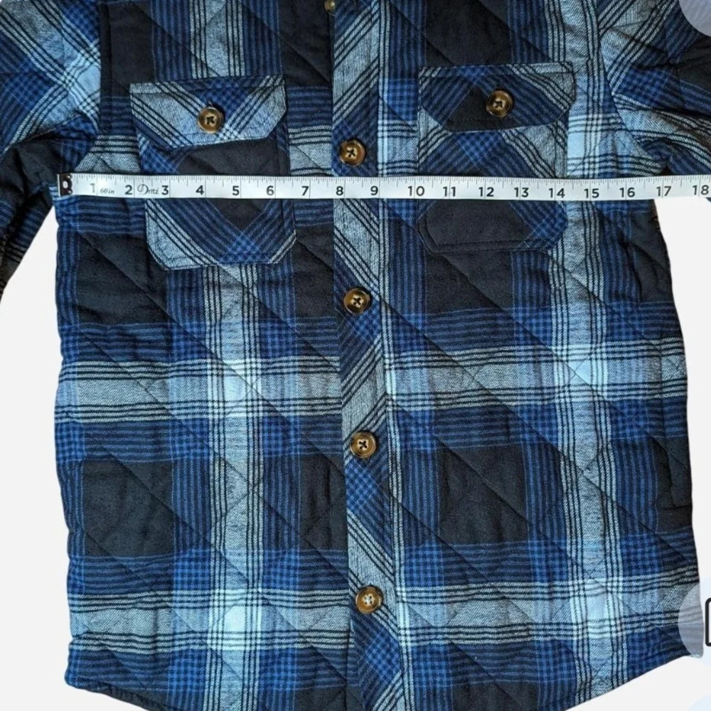 Sonoma Quilted Lined Plaid Shirt Jacket
